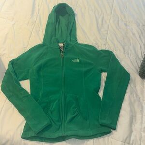 The North Face light weight fleece full zip hoodie